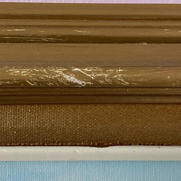 Lighthouse Beach Oil Painting MCM Oil on Canvas 1960s Retro Seagulls N Siebel - Picture 8 of 15